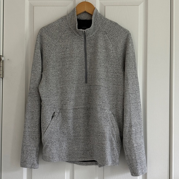 Lululemon Gray Quarter-Zip Pullover - Picture 1 of 9